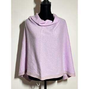 Lilly Pulitzer EUC Luxurious 100% Cashmere Lavender Metallic Scarf Shawl Wrap